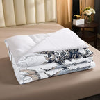Erosebridal Kids Dinosaur Comforter Set, Dino Palm Tree Bedding Set Queen Size for Boys Teens Adult Bedroom, Ancient Animal Duvet Sets Mountain Tropical Botanical Quilted Duvet with 2 Pillow Cases