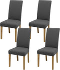Dining Chair Covers, Stretch Seat Covers, Washable Furniture Protector | 4 Pack, Washable, Stretch Fit, Soft, Non Slip, Dining Chair Covers, Seat Protector, Furniture Cover,Easy Clean