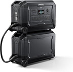 Expandable 10.08kWh Solar Generator Kit, Portable Power Station 4000W w/Smart Extra Expansion Battery 5040Wh LifePo4 Home Battery Backup Power Supply for Blackout, Outdoor Camping, RV, Emergency