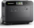 GROWATT 3686Wh Extra Battery for HELIOS 3600 Portable Power Station, LiFePo4 Expansion Battery, 9 DC Outlets for Cell Phone, PC, Tablets or Other Devices, for Home Use, Emergency, Camping and RV
