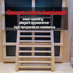 1 Pack Sauna Backrest Infrared Wooden Sauna, Traditional Sauna