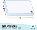 Delta Children Heartland 4-in-1 Convertible Crib, Charcoal Grey + Delta Children Twinkle Galaxy Dual Sided Recycled Fiber Core Crib and Toddler Mattress (Bundle)