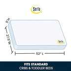 Delta Children Bentley S Series 4-in-1 Crib, Black Cherry Espresso + Serta Perfect Slumber Dual Sided Recycled Fiber Core Crib and Toddler Mattress (Bundle)