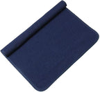Montessori Mat Holder for Toddlers Babies Children Cotton Working Rug for Nursery Preschool Kindergarten, 23.6''×15.8'', Navy Blue