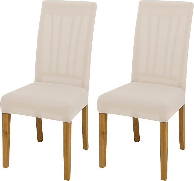 Dining Chair Covers, Stretch Seat Covers, Washable Furniture Protector | Washable, Stretch Fit, Soft, Non Slip, Dining Chair Covers, Seat Protector, Furniture Protector