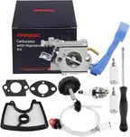 125BV Carburetor for Husqvarna Leaf Blower 125B 125BVX 125BX Carburetor 590460102 Replace for Zama C1Q-W37 with 125b Air Filter Fuel Line Tune up Kit