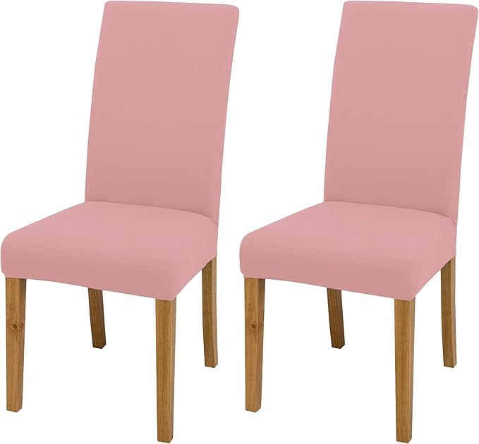 Dining Chair Covers, Stretch Seat Covers, Washable Furniture Protector | Washable, Stretch Fit, Soft, Non Slip, Dining Chair Covers, Seat Protector, Furniture Protector