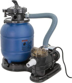 XtremepowerUS 13" Sand Filter 3/4HP Pool Pump 2,400 GPH for Above Ground Swimming Pool Set Multi-Port Valve Up To 10,000 Gallons, 1-1/4"NPT
