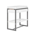 av2023-Dream nontoxic strap-3b688703 Arlo Changing Table, Made of Solid New Zealand Pinewood, Non-Toxic Finish, Comes with Water Resistant Mattress Pad & Safety Strap, Steel Grey And White