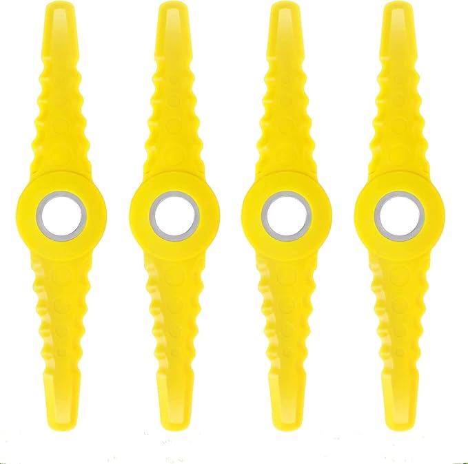 (4 Pack) SB601RB Replacement Sharp Blades Compatible with Sun Joe Weed Wacker Blade Electric Trimmer Edger Blades for SB600E, SB601E and SB602E
