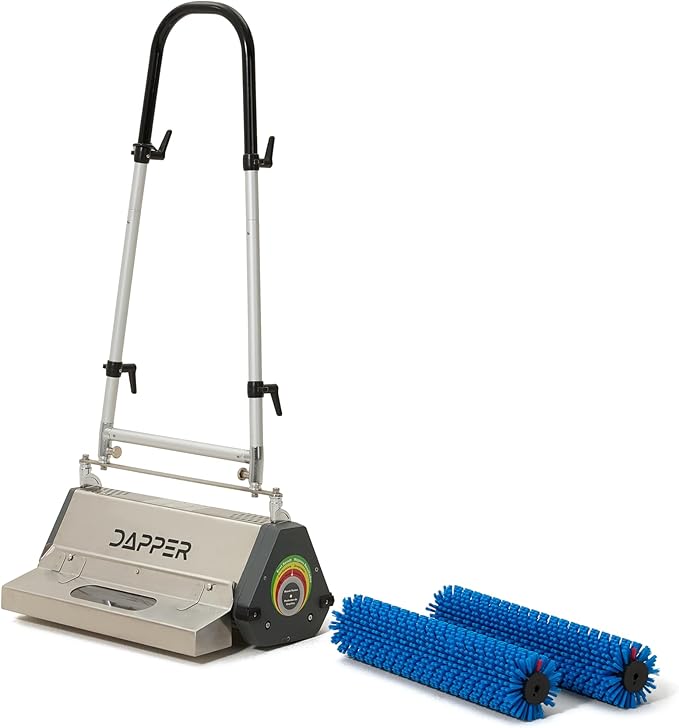 22" Counter-Rotating Brush (CRB) Commercial Carpet & Hard Floor Cleaning Machine – 450 RPM, Quiet 53 dBA, Durable 60 lb Wide-Area Scrubber – Ideal for Banquet Halls, Event Centers & Large Facilities