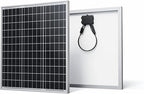 Renogy Solar Panel 50 Watt 12 Volt, High-Efficiency 50W Solar Panel Monocrystalline PV Module Power Charger for RV Marine Rooftop Farm Battery and Other Off-Grid Applications