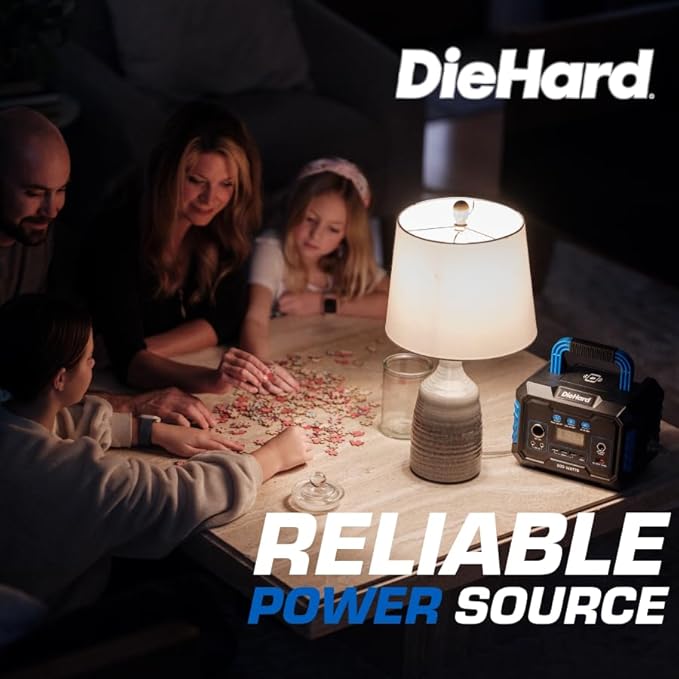 DieHard Solar Panel, 200-Watt, Foldable, Flexible, Lightweight, Portable - Designed for use with DieHard Portable Power Stations