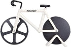Ninonly Bicycle Pizza Cutter Wheel,Non-stick Bike Pizza Slicer,Stainless Steel Cutting Wheels With a Stand for Pizza Lovers, Housewarming Gifts Cool Kitchen Gadget Cool Men's Gift