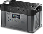 2000w Portable Power Station, 1500Wh MPPT Battery Backup, S2000 Solar Generator with 4 AC Outlets(Peak 4000w), Solar Power Bank for 11 Devices, for Home Use, Outdoor Camping, Traveling, RVs