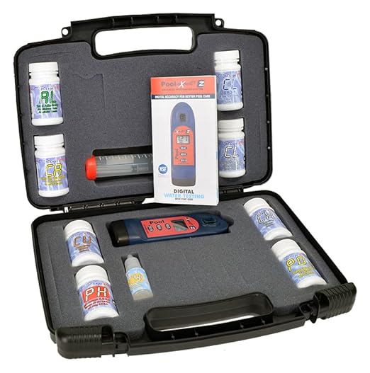 ITS 486201-KM Pool Exact EZ Photometer Master Pool Test Kit | 10 Parameters - F/C/T Chlorine, pH, Alkalinity, Calcium, Cyanuric, Copper, Salt, & Phosphate | 25 Tests All Parameters | NSF Certified