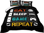 Gaming Comforter for Boys Teen,Game Contoller Bedding Set for Boys Kids,Down Alternative Comforter for All Season,Gamer Home Decor for Boys Comforter Set (Comforter-Game33, Full)