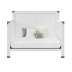 Baby Relax Miles 5-in-1 Convertible Crib, Nursery Furniture, Classic White