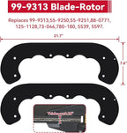 GELASKA 99-9313 Snow Blower Paddles Replaces Toro 99-9313 Kit, 125-1128, 55-9250, 55-9251, 88-0771 for Toro Power Clear 210, 621R, 721E, 721R, CCR2000, CCR2400, CCR2450, CCR3000, CCR3650 Snowthrowers