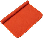 Children Play Mat Soft Montessori Mat for Nursery Preschool Kindergarten Cotton Working Rug for Toddlers Babies Children, 27.5''×43.3'', Orange