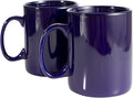 BYCNZB 30oz Super Large Ceramic Coffee Mugs Large Handles Set of 2 (Cobalto)