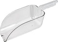 New Star Foodservice 34448 Polycarbonate Plastic Utility Ice Scoop, Clear, 64-Ounce