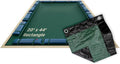 Buffalo Blizzard Deluxe 20 ft x 44 ft Rectangular Winter Pool Cover | Green/Black | Closing Inground Swimming Pools | Easy to Install | Heavy Duty, Cold & UV Resistant | Shields from Seasonal Debris