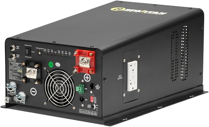 Spartan Power Inverter Charger 4400 Watt 48V to 120V or 240VAC Pure Sine Wave SP-IC4448