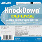 Airmax Knockdown Defense 2-in-1 Liquid Pond Algae Control, Effective & Fast Acting Algaecide, Aquatic Weed Treatment for Clear Water in Ponds & Lakes, Liquid Formulation, 16 oz with Treatment Booster