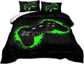 Gaming Comforter for Boys Teen,Game Contoller Bedding Set for Boys Kids,Down Alternative Comforter for All Season,Gamer Home Decor for Boys Comforter Set (Comforter-game38, Full)