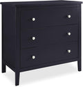 Delta Children Campbell 3 Drawer Dresser, Midnight Grey