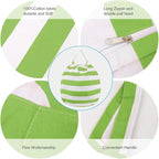 27Inch Stuffed Animal Storage Bean Bag Chair Cover for Kids room, Gifts for 3 4 5 6 7 8 9 Boys Girls Stuffed Animals Toy Storage Bags, New Year Gift-Green