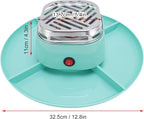 Indoor Electric Smores Maker, Tabletop Chocolate Marshmallow Roaster with 4 Detachable Trays and Adjustable Temperature Control for Party Gathering Dessert Making