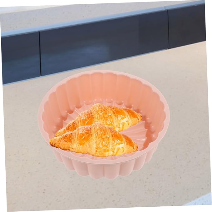 2pcs Food Grade Silicone Cake Nonstick Baking Pans Lake for Cheesecake Charlotte Up