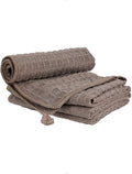 watchget 4 Pack Microfiber Espresso Barista Cleaning Towels, Light Brown | Professional 12"x12" Lint-free Rags; Highly Absorbent Cleaning Towels for Espresso Steam Wands & Coffee Bar Counters