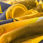 NTBED Game Console Comforter Set for Boys Girls Kids 3D Gaming Geometric Lightweight Microfiber Bedding Sets (Gold, Twin)