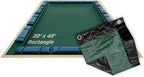 Buffalo Blizzard Supreme Plus 20 ft x 45 ft Rectangular Winter Pool Cover | Green/Black | Heavy Duty for Above Ground Swimming Pools | Easy Install | Cold & UV Resistant | Seasonal Debris Protection