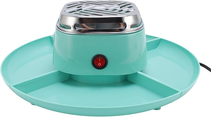 Electric S ' mores Maker Indoor | 4 Detachable Trays & Adjustable Temperature | Tabletop Marshmallow Roaster/Chocolate Fondue Pot for Party/Family Gathering/Camping