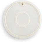 DEMDACO Decorative Hanging Salad Plate, 8 Inch Ceramic Stoneware, Fuchsia Butterfly