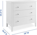 Delta Children Campbell Dresser, Bianca White