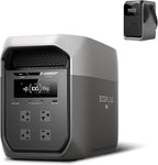 EF ECOFLOW Portable Power Station DELTA 3 Max, 2048Wh LiFePO4 Battery, Solar Generator (Solar Panel Optional), 3400W X-Boost Output, Ultra-Fast 0-80% Charging in 1.13 Hr, Home Backup & RV Camping