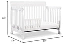 DaVinci Kalani 4-in-1 Convertible Crib in White, Greenguard Gold Certified