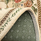 Luxury Soft Rustic Floral Area Rugs Washable Elegant Shabby Rose Rug Non Slip Accent Floor Rugs Carpet for Bedroom, 2'7'' x 4', Country Rose