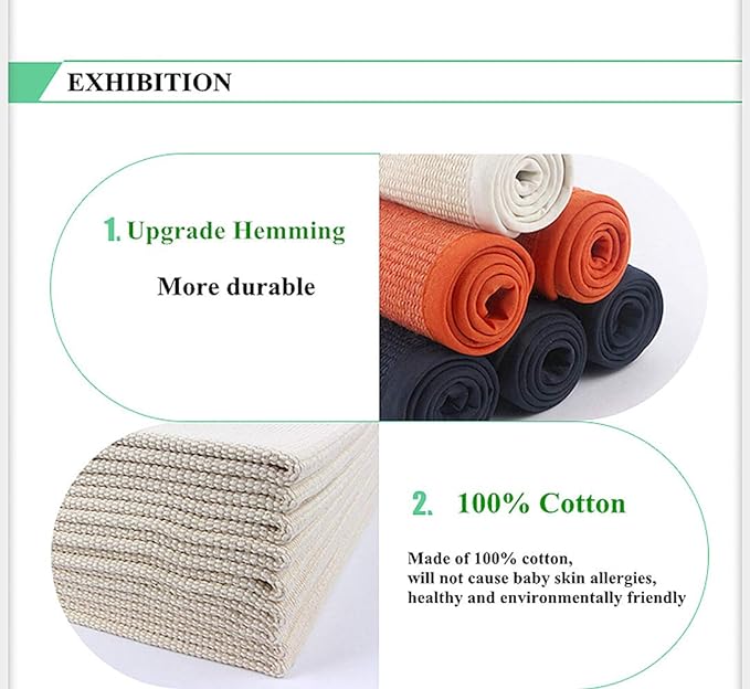 UKELER Nursery Rugs for Toddlers Babies Montessori Cotton Work Rugs Montessori Rugs for Preschool, 23.6''×31.5'', Off-White