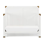 Baby Relax Miles 5-in-1 Convertible Crib, Nursery Furniture, Classic White