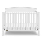 Graco Benton 5-in-1 Convertible Crib (White) – GREENGUARD Gold Certified, Converts from Baby Crib to Toddler Bed, Daybed and Full-Size Bed, Fits Standard Full-Size Crib Mattress
