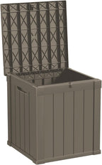 50 GallonOutdoor Storage Box,Resin Deck Boxes Waterproof, IndoorOutdoor Bin for Package Delivery, Patio Cushions, Gardening Tools, Lockable, UV Resistant