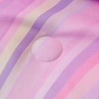 7PCS Girls Comforter Sets Queen,Pink Comforter Queen,Girls Bed Sets Queen,Bed in a Bag with Flat Sheet and Fitted Sheet,Pillowcases,Cushions for Girls,Rainbow Bedding Sets