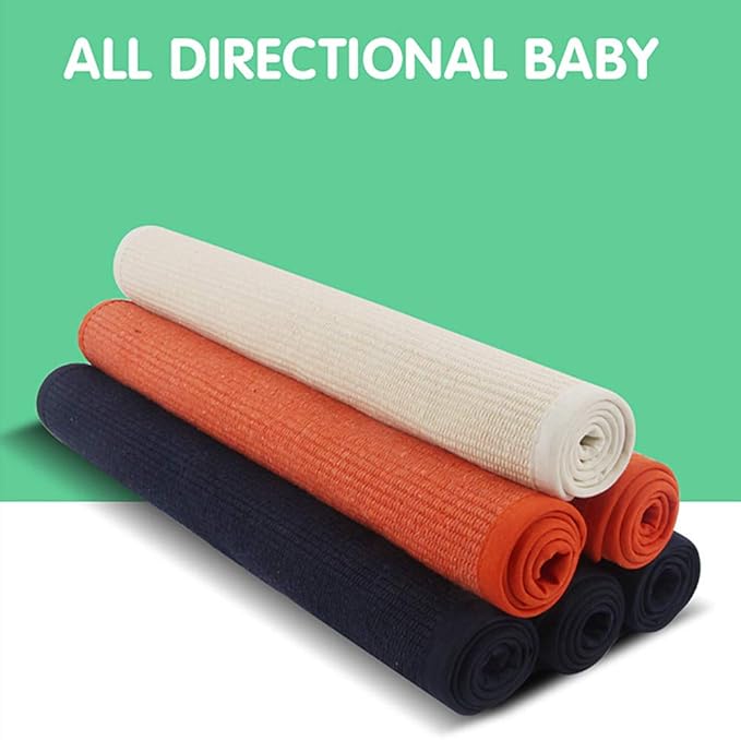 UKELER Montessori Mat Holder for Toddlers Babies Children Cotton Working Rug for Nursery Preschool Kindergarten, 23.6''×31.5'', Navy Blue