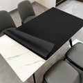 Dining Table Protector - 42x88 Inch Waterproof Easy to Clean Can Conceal Flaws Protector The Table Top from Scratches Used for Dining (Black+Black 42x88)